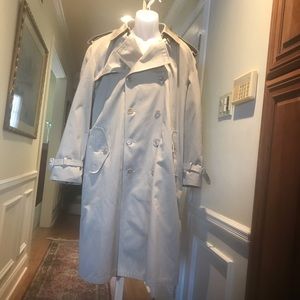 silver cloud trench coat